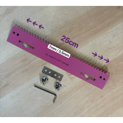 Anschlagkamm einzelelement für 7mm und 3,5mm Strickmaschinen