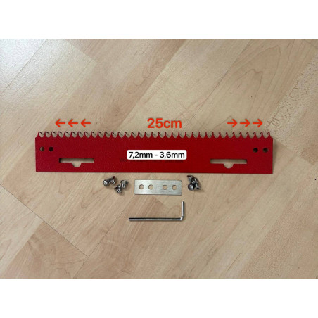 Anschlagkamm einzelelement für 7,2mm und 3,6mm Strickmaschinen