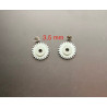 6er Set Zahnrädchen für Strickmaschinen 3,5mm Metall