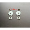 6er Set Zahnrädchen für Strickmaschinen 3,5mm Metall