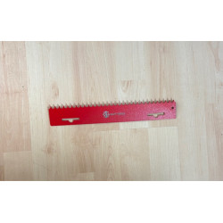 Anschlagkamm Metall Rot 28cm