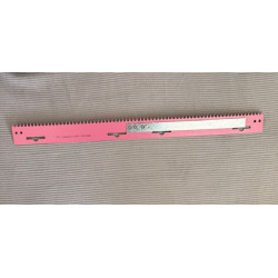 Anschlagkamm Metall 7mm 3,5mm 25cm
