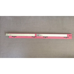 Anschlagkamm Metall 7mm 3,5mm 50cm
