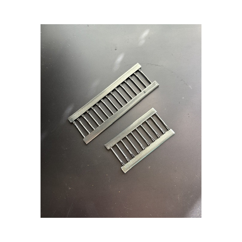 2er Set Sockenkamm Umhängekamm  7mm 10er, 15er